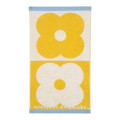 Spot Flower Domino Handtuch - Gelb - Handtuch, Badetuch HT-062